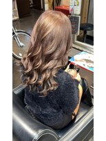 ヘア フラッグ 西葛西店(hair flag) 大人可愛いチョコピンクベージュ