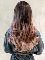 アイティー バイ アルバム 中野店(IT by ALBUM) ピンクベージュウェーブ_耳かけウェーブパーマ_ba291121