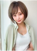 LallYou　錦糸町　シアーカラーゆるふわ無造作パーマショート