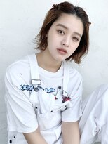 アイティー バイ アルバム 中野店(IT by ALBUM)&nbsp;オリーブカラー秋色ワンレン_27221