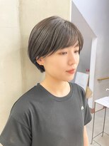 エンドリンク(endlink) 丸みショートボブ×ブルーブラック