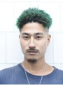 針金芝アフロパーマアップバングhairJ