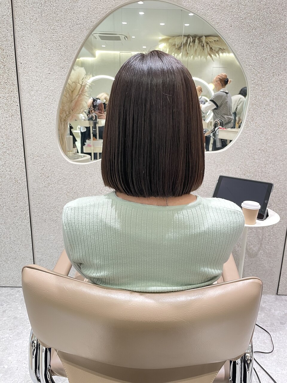 あご下ボブ/地毛風ストレート：L180977895｜マイル 渋谷(mile)のヘア