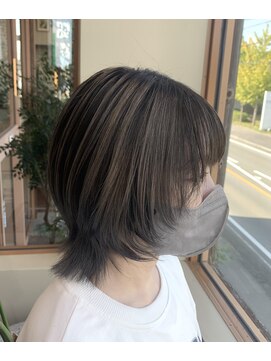 ヴァンカウンシル Kuwana(VAN COUNCIL) ショートレイヤー×バレイヤージュ