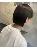 切りっぱなしボブミニボブ ストンボブショート大人ボブ
