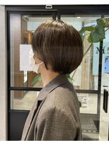 ザザ シンジュク(ZA/ZA shinjuku)&nbsp;ナチュラルボブ×トパーズベージュ