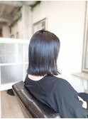30代40代50代60代　長め　切りっぱなしボブ　ロブ　外はね &nbsp;&nbsp;&nbsp;