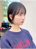 丸みショートボブ