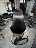 艶髪縮毛矯正ストレート
