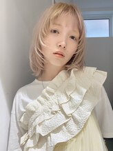 リン(Lin.) 顔まわりレイヤー×ホワイトミルクティ
