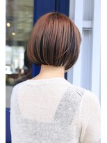 ヘアーサロン ビー(hair salon b.)&nbsp;ボブ/ミニボブ/アンブレラカラー/オレンジブラウン/ブリーチ