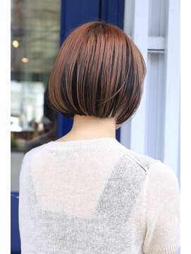 ヘアーサロン ビー(hair salon b.) ボブ/ミニボブ/アンブレラカラー/オレンジブラウン/ブリーチ