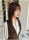《Direct》ロングレイヤー×ピンクブラウン