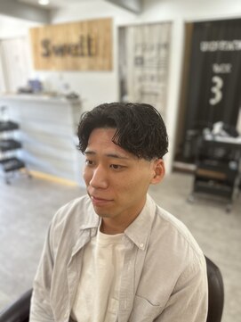スウェル 船橋店(Swell) #ベリーショート#ダークアッシュ#ニュアンスパーマ#韓国マッシュ