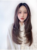 【銀座有楽町】ナチュラルカールで作る韓国風ハイレイヤー