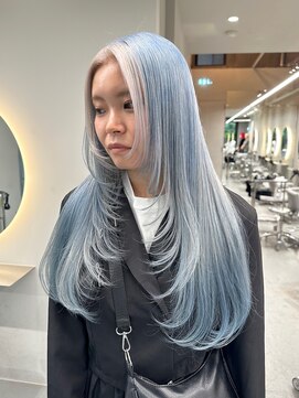 ソル ジングウマエ(SOL JINGUMAE) レイヤーカットライトブルー