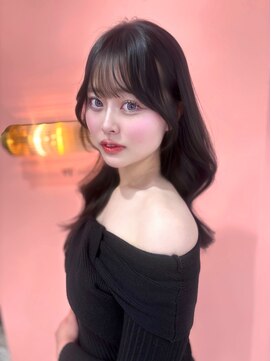 ボタン シブヤ(VOTAN SHIBUYA) ラベンダー/グレージュ/韓国ヘア/渋谷/レイヤー/顔まわり