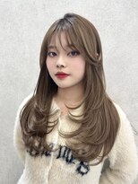 ロンド レア 天神大名店(Lond Le’a) 髪質改善メルティーベージュカラー小顔レイヤーカット天神大名