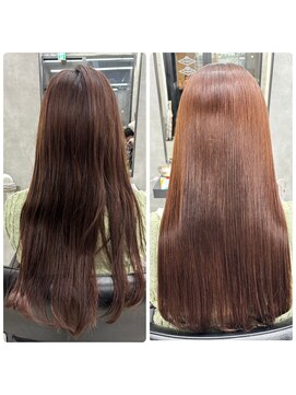 プリンシペ(PRINCIPE) 縮毛矯正Before＆After　髪質改善縮毛矯正/超音波トリートメント