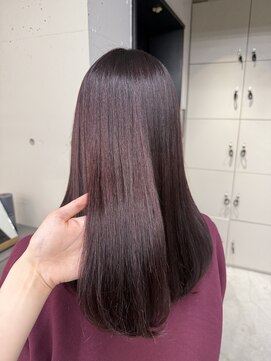 レス(Les.) 【縮毛矯正】ラベンダーピンク×ゼロアルカリストレート