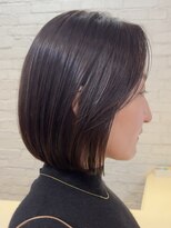 ソワネ 表参道(soigne)&nbsp;表参道白髪ぼかしハイライトミディアムボブショートボブ40代50代