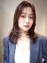 ニコ トウキョウ 渋谷(nico TOKYO)&nbsp;顔まわりレイヤーハッシュレイヤー透明感オリーブグレージュ渋谷