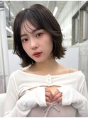 こなれ感 韓国ヘア くびれボブ 透明感カラー【肥田亜沙美】