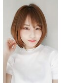 【GEEKS渋谷】レイヤーボブ/春夏カラー/20代30代/前髪あり/小顔