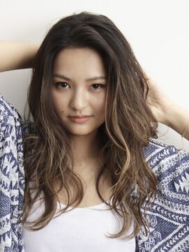 ミスト(mist) 〔mist：Yoko〕ゆる巻きロング/かきあげバング/サーフガール#365