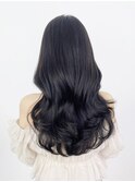 ロング顔周りレイヤーくびれヘア韓国ヘア_ba516142