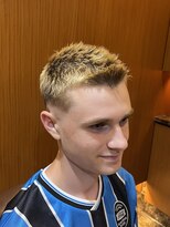 ヘアモード キクチ 銀座店&nbsp;銀座　理容室　外国人スタイル　テーパーフェード　ローフェード