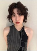 ボブパーマ外国人風パーマくせ毛風パーマ無造作パーマウルフボブ