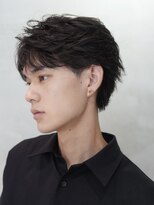 バイフィフス 原宿/表参道(by fifth)&nbsp;原宿フェザーパーマニュアンスパーマメンズカットセンターパート