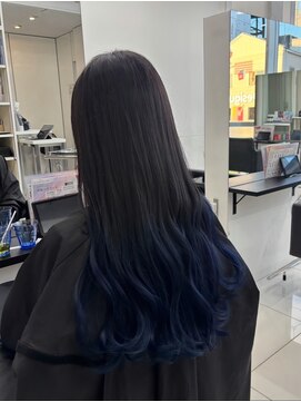 アライブ ハラジュク(ALIVE harajuku) ブリーチインナーバレイヤージュグラデーションカラー夕貴