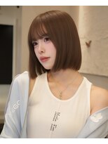 ジュノヘアージャパン 表参道(JUNO HAIR JAPAN)&nbsp;韓国ヘア 前髪 くびれボブ 髪質改善 縮毛矯正 顔まわりカット