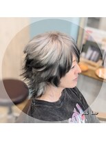 ピヴォヘアー(pivo hair)&nbsp;エンドカラー　シルバー