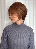 【MICHI 富田店 古作蓮】 クールショート 顔周りレイヤー 艶髪