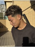 MEN’S/リバースセンターパート/ニュアンスパーマ/錦糸町駅
