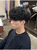 海外風ゆるふわスペインカール【メンズ/パーマ】
