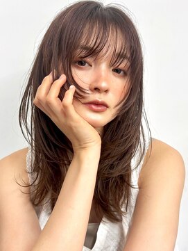 アペロ 柏(Apero) レイヤー/顔まわりレイヤー/柏美容室/セミロング