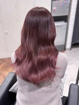 ジーナ 吉塚(Zina)&nbsp;【吉塚】毛先に向かって自然に繋がるピンクバイオレットカラー