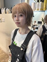 オリ(oli) 伸ばしかけボブ×クリアベージュ