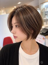 40代オススメ♪『大人女性のハイライトカラー』ワンランク上のヘアデザイン/ブリーチ/白髪ぼかし/草加駅