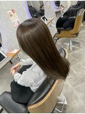 ブリーチなしオリーブベージュ