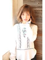 アース コアフュールボーテ 長野駅前店(EARTH coiffure beaute)&nbsp;抜け感カジュアルボブ【長野駅】