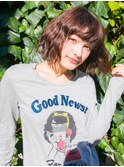 ブラウンレッドで艶カラー♪