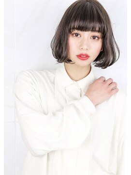 ヘアサロンガリカアオヤマ(hair salon Gallica aoyama) 『グレージュ × 毛束感 』外国人風BOBスタイル☆タンバルモリ