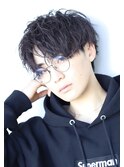 眼鏡にあうツイストパーマ