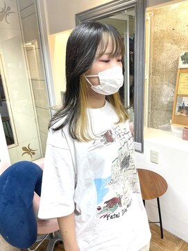 グート ヘアーメイク(gut HAIR MAKE) イヤリングカラー 前髪インナー