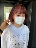 インナーカラーケアブリーチイヤリングカラーハイライトレイヤー